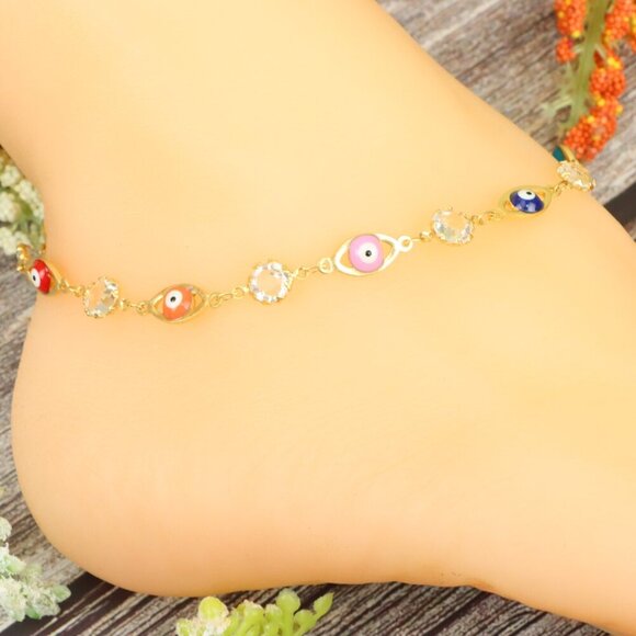 "Elegant Handmade Anklet – Delicate Jewelry for Women, MAR091535 - Picture 1 of 10